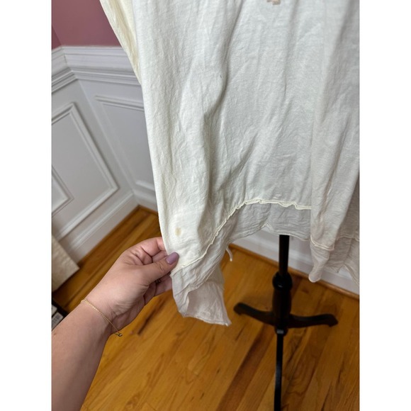 Johnny Was Embroidered Cotton Tunic Top Medium Pullover Embroidered 3/4 Sleeve - Picture 8 of 10